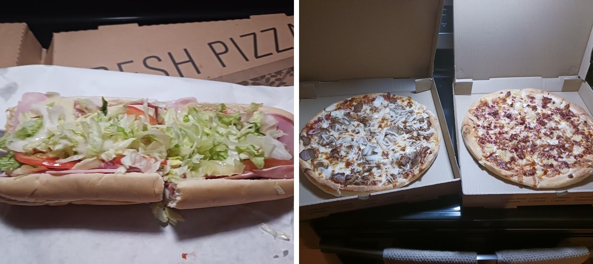 Thompson House of Pizza Menu